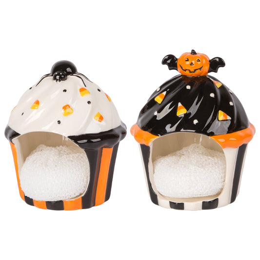 2a Cupcake Ceramic Scrubby Holders