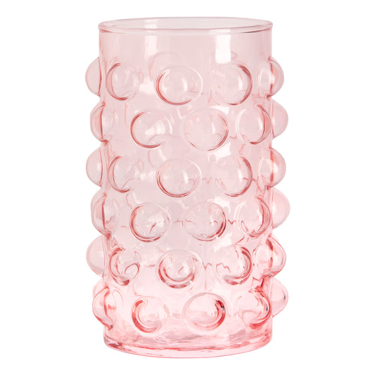 Blush Hobnail Hiball Glass Bul