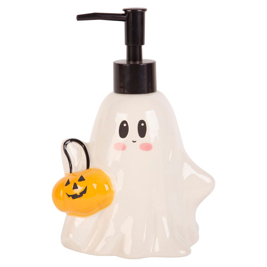 7.1"H White Ghost Soap Pump